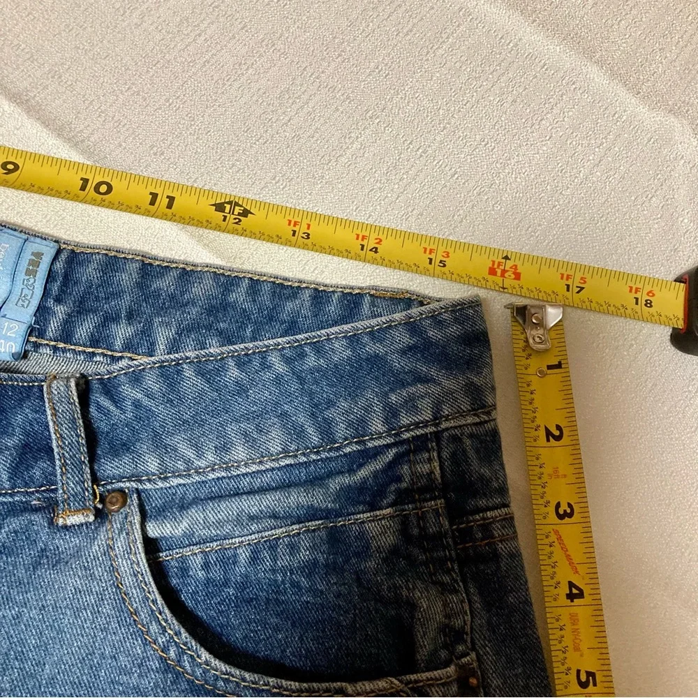 YesStyle Boyfriend Denim Shorts | Size 12 (UK 12 / EU 40)